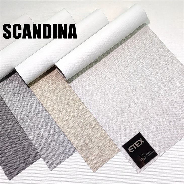 SCANDINA Good Price Home Manual Horizontal Roller Blinds Fabric